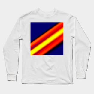 red blue yellow abstract texture Long Sleeve T-Shirt